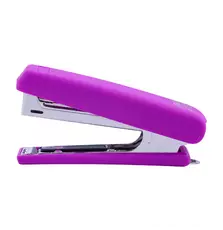 Степлер Buromax RUBBER TOUCH №10,12 листов 107х25х54 мм, фиолетовый (BM.4128-07)
