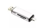 Концентратор XoKo AC-440 Type-C USB 3.0 и MicroUSB/SD Card Reader (XK-AС-440)