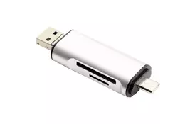 Концентратор XoKo AC-440 Type-C USB 3.0 и MicroUSB/SD Card Reader (XK-AС-440) - Фото