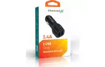 Зарядное устройство для Grand-X 3,4A 12-24V Black 2USB 5V/3 (CH-28)