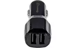 Зарядное устройство для Grand-X 3,4A 12-24V Black 2USB 5V/3 (CH-28)