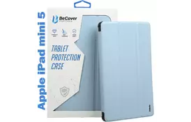 Чехол для планшета BeCover Tri Fold Soft TPU mount Apple Pencil Apple iPad mini 5 Light Blue (708451) - Фото