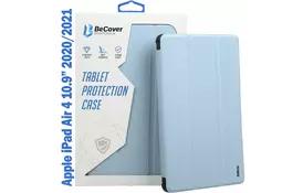 Чехол для планшета BeCover Tri Fold Soft TPU Silicone Apple iPad Air 4 10.9 2020/2021 Light Blue (708782) - Фото