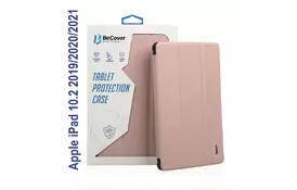 Чехол для планшета BeCover Tri Fold Soft TPU mount Apple Pencil Apple iPad 10.2 2019/2020/2021 Pink (706745) - Фото