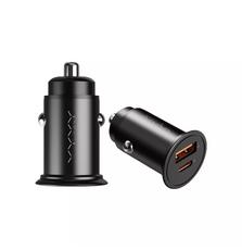Зарядное устройство VVYY65B-01 (Vyylabs Round Dot Dual Fast Charge Car Charger 65W A+C Black)