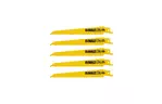 Полотно DeWALT пилочное биметаллическое, быстрый пропил, 152 мм, 6 TPI, 5 шт (DT2359)