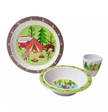 Набор туристической посуды Gimex Tableware Kids 3 Pieces 1 Person Adventure (6965570)