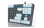 Клавиатура Aula F3287 Keycap KRGD Blue USB RU White/Grey (6948391240688)