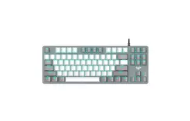 Клавиатура Aula F3287 Keycap KRGD Blue USB RU White/Grey (6948391240688) - Фото