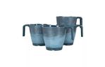 Набор туристической посуды Gimex чашки кемпинговые Mug Stone 4 Pieces 4 Person Dark Blue (6917120)