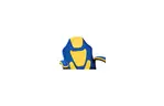 Кресло игровое GT Racer X-1414 Blue/Yellow