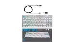 Клавиатура Logitech G915 TKL Lightspeed Wireless RGB Mechanical White (920-009664)