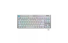 Клавиатура Logitech G915 TKL Lightspeed Wireless RGB Mechanical White (920-009664) - Фото