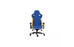 Кресло игровое GT Racer X-0724 Blue/Yellow