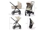 Коляска Kinderkraft 3 в 1 Newly Sand Beige (KSNEWL00BEG3000) (5902533921867)