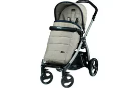 Коляска Peg-Perego Book Plus Luxe Beige бежевая (PACK04-00000000002) - Фото