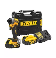 Шуруповерт DeWALT 18 В XR Li-Ion, 2x5Ah, бесщеточный, 206 Нм, 3250 об/мин, TSTAK (DCF850P2T)