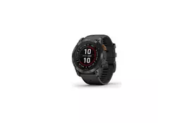 Смарт-годинник Garmin fenix 7X Pro Sol, Slate Gray Stl w/Black Bnd, GPS (010-02778-01) - Фото
