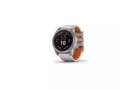 Смарт-годинник Garmin fenix 7X Pro Sapph Sol, Ti w/Gray/Orange Band, GPS (010-02778-15) - Фото