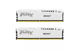 Модуль памяти для компьютера DDR5 32GB (2x16GB) 5600 MHz Beast White Kingston Fury (ex.HyperX) (KF556C36BWEK2-32) - Фото