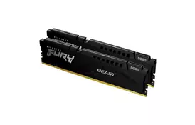 Модуль памяти для компьютера DDR5 64GB (2x32GB) 5200 MHz Beast Black Kingston Fury (ex.HyperX) (KF552C40BBK2-64) - Фото