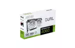 ASUS Видеокарта GeForce RTX 4060 8GB GDDR6 DUAL OC DUAL-RTX4060-O8G-WHITE белый