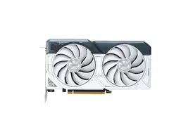 ASUS Видеокарта GeForce RTX 4060 8GB GDDR6 DUAL OC DUAL-RTX4060-O8G-WHITE белый - Фото