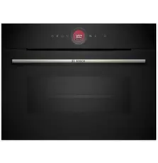 Bosch Духовой шкаф электрический компактный, 45л, A, дисплей, конвекция, ф-ция микроволн, черный
