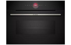Bosch Духова шафа електрична компактна, 45л, A, дисплей, конвекція, ф-ція мікрохвиль, чорний - Фото
