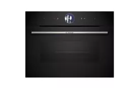 Bosch Духовой шкаф электрический компактный, 47л, A+, пар, дисплей, конвекция, черный - Фото