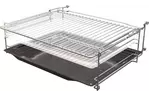 Gorenje Духовой шкаф электрический компактный, 50л, A+, дисплей, ф-ция микроволн, черный