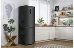 Gorenje Холодильник NRK619EABXL4 с нижн. мороз. камерой, 185х60х60см, 2 дв., Х-204л, М-96л, A+, NoFrost Plus, Fresh zone, черный