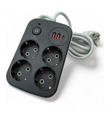 Сетевой фильтр питания XoKo XK-SP-4-2-1-BK