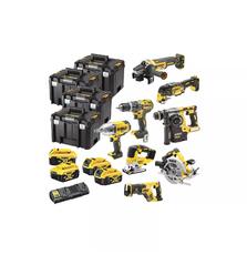 Набор электроинструментов DeWALT 8 ед., 18 В XR Li-lon, 4 кейса TSTAK, 4*5Ah АКБ и 1 ЗУ (DCK865P4T)
