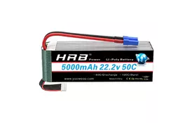 Аккумулятор для дрона HRB_ Lipo 6s 22.2V 5000mAh 50C Battery (Weight 650-700g) (HR-5000MAH-6S-50C-XT60) - Фото