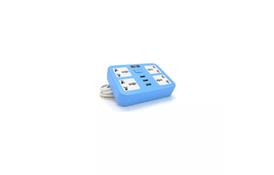 Мережевий фільтр живлення Voltronic ТВ-Т15, 4роз, 3*USB Blue (ТВ-Т15-Blue) - Фото