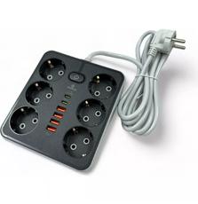 Сетевой фильтр питания XoKo XK-SP-6-4-2-BK