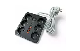 Фільтр живлення XoKo XK-SP-6-4-2-BK - Фото