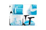 Кресло игровое Varmilo Sea Melody Racing Blue/White (RACA001-01)