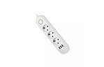 Сетевой фильтр питания Voltronic F03U, 3раз EU, 3*USB White (F03U-White)