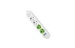 Сетевой фильтр питания Voltronic F01U, 2раз EU + 2роз Universal, 3*USB White (F01U-White)