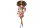 Кукла Barbie Fashionistas в ярком платье-футболке (HPF77)