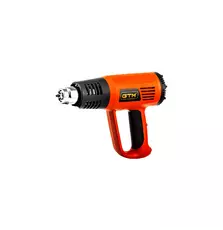 Строительный фен GTM HG2000E, 2000Вт, 80-600С, 300/500л/мин (HG2000E)