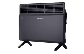 ARDESTO Конвектор электрический CH-1500MCA, 1500 Вт, 15 м2, закрытый нагрев. элемент, IP24, мех. управление, антрацит матовый - Фото