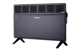 ARDESTO Конвектор электрический CH-2000MCA, 2000 Вт, 20 м2, закрытый нагрев. элемент, IP24, мех. управление, антрацит матовый - Фото