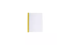 Папка-скоросшиватель Economix А4 с планкой-зажимом 15 мм (2-95 листов), желтая (E31211-05) - Фото