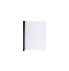 Папка-скоросшиватель Economix А4 с планкой-зажимом 15 мм (2-95 листов), черная (E31211-01)