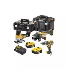 Набор электроинструментов DeWALT 3 ед. 18 В XR Li-lon, вес 11.7 кг, 2 кейса, 2 АКБ и ЗУ (DCK329P2T)