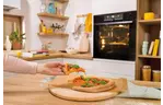 Gorenje Духовой шкаф электрический, 77л, A+, пар, дисплей, пиролиз, черный
