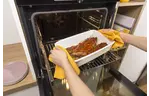 Gorenje Духовой шкаф электрический, 77л, A+, пар, дисплей, пиролиз, черный